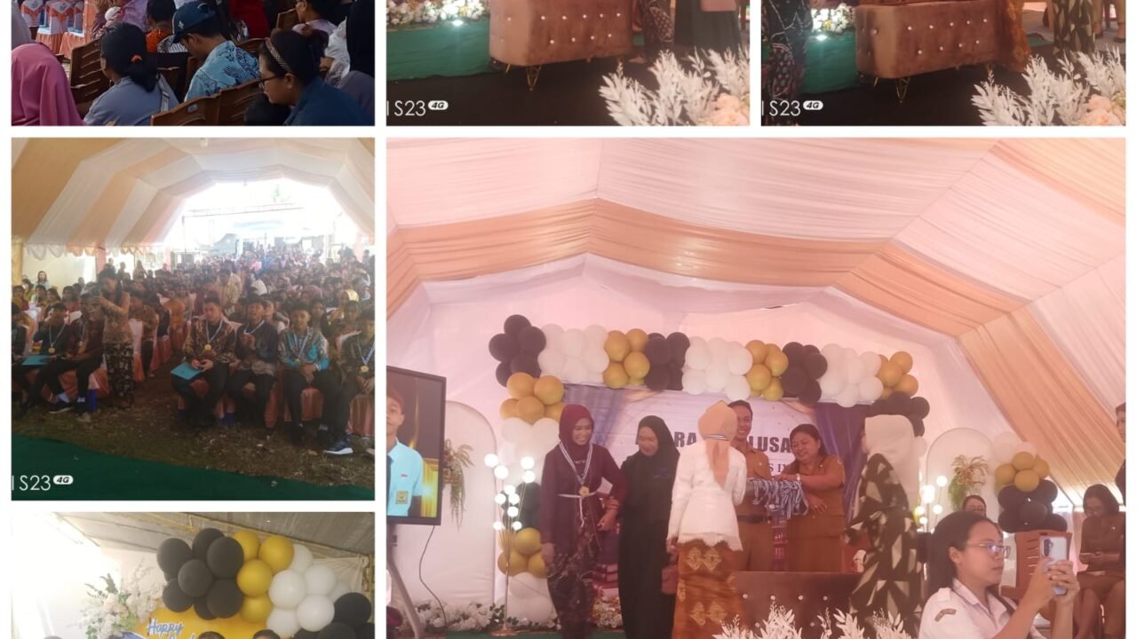 Kegiatan Syukuran Penamatan SMPN 7 Bitung Berjalan Dengan Penuh Suka Cita